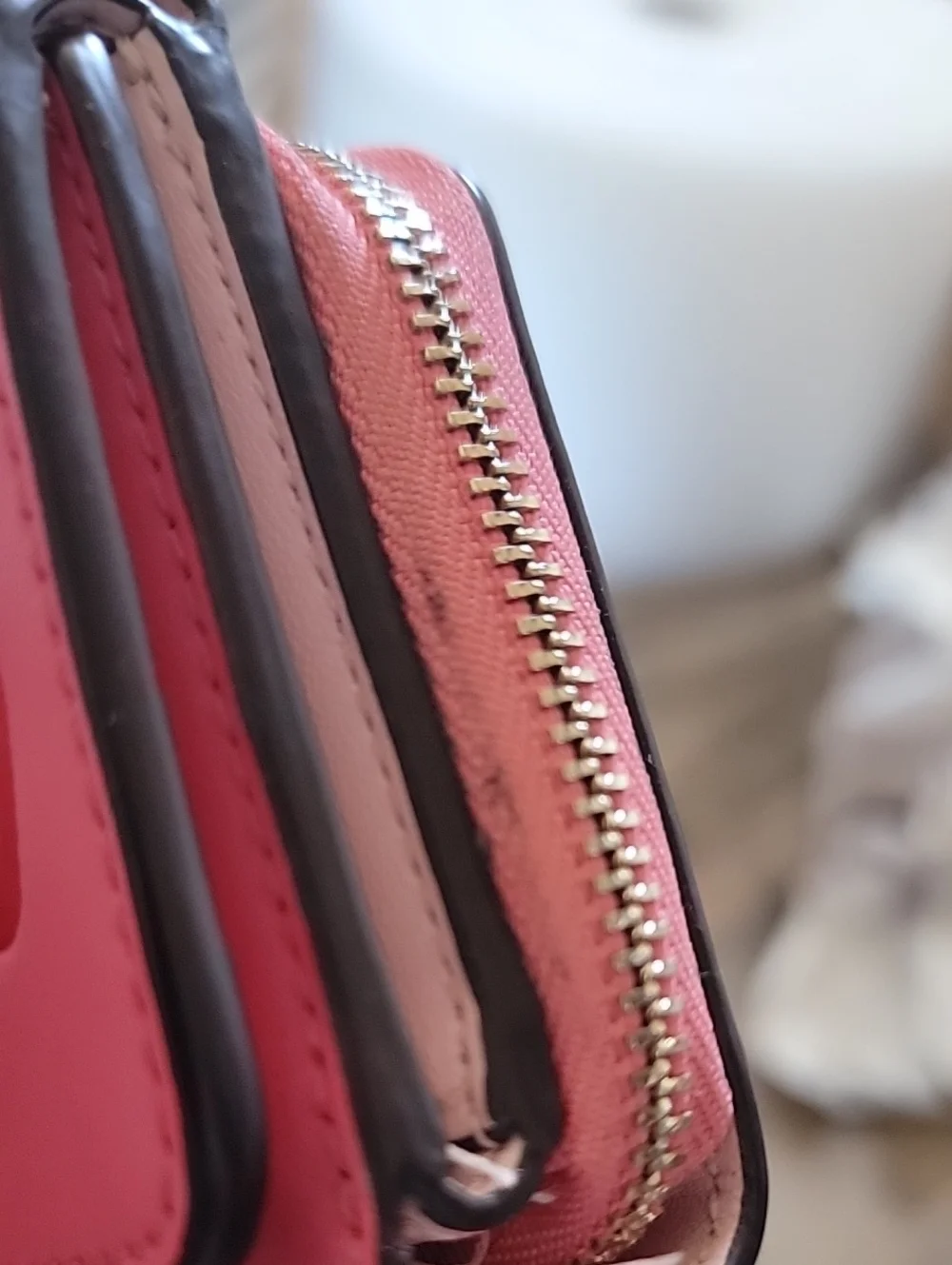 kate spade Picnic In The Park Small Trifold Wallet With Strawberries